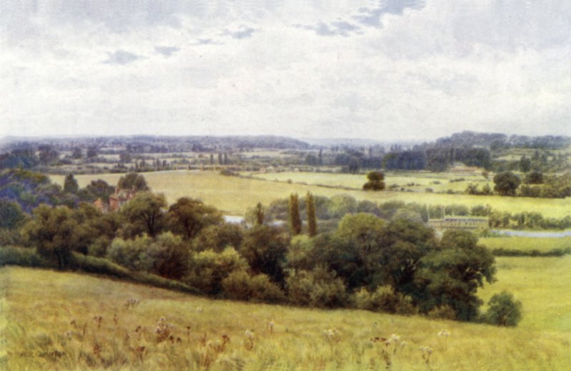 Údolí Shiplake, od Hennertonu od Alfred Robert Quinton