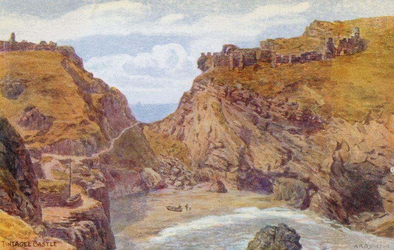 Hrad Tintagel od Alfred Robert Quinton