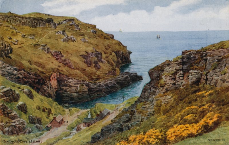 Tintagel, Cove a Island od Alfred Robert Quinton