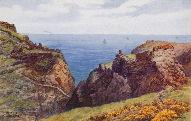 Tintagel, Island a Keep od Alfred Robert Quinton