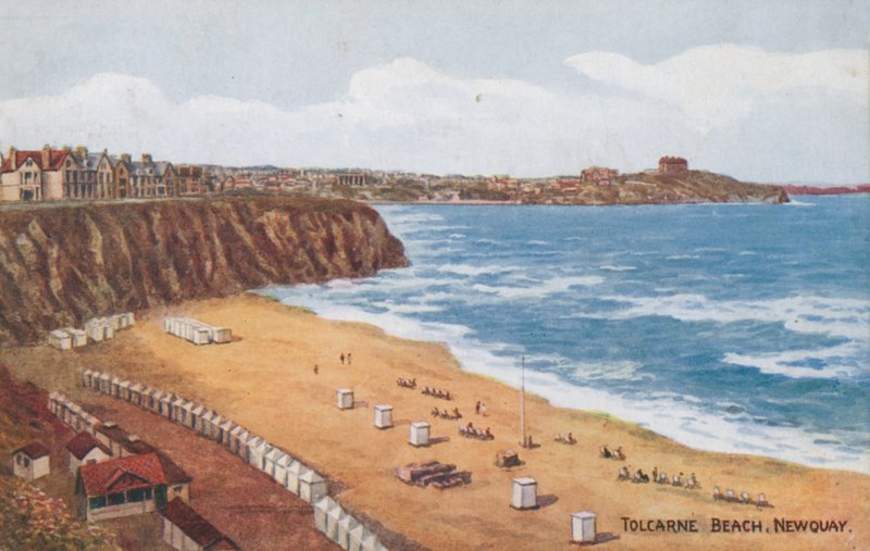 Pláž Tolcarne, Newquay od Alfred Robert Quinton