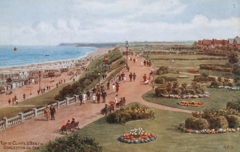 Top of Cliffs and Beach, Gorleston-on-Sea od Alfred Robert Quinton