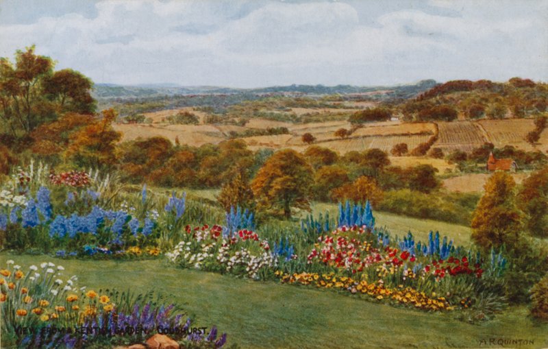 Pohled z Kentism Garden, Goudhurst od Alfred Robert Quinton