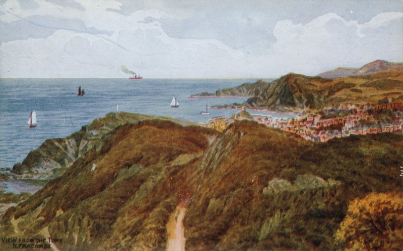 Pohled z Tors, Ilfracombe od Alfred Robert Quinton