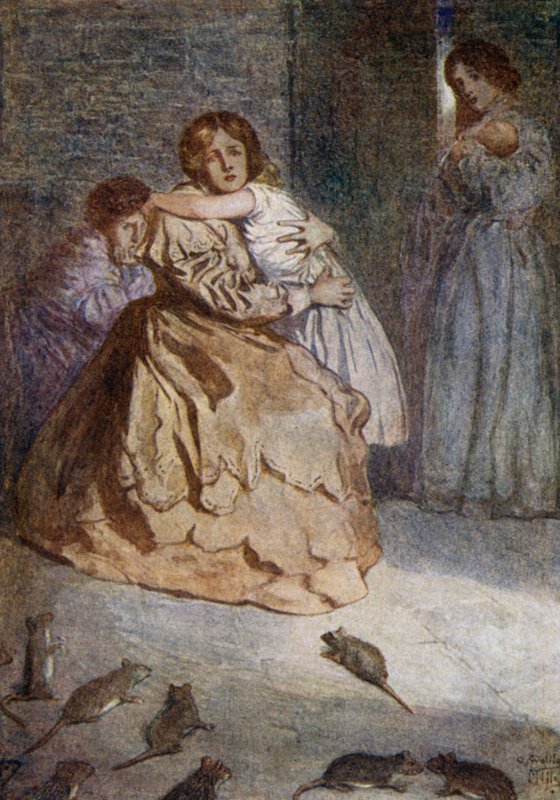 Mor krys během obléhání Lucknow, indická vzpoura, 1857 od Alfred Wallis Mills