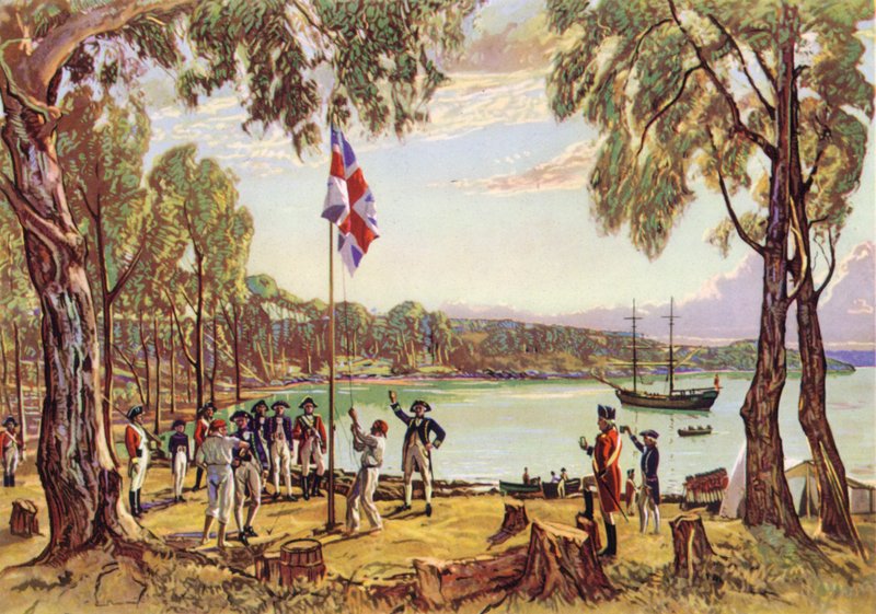 Založení Austrálie od Algernon Mayow Talmage