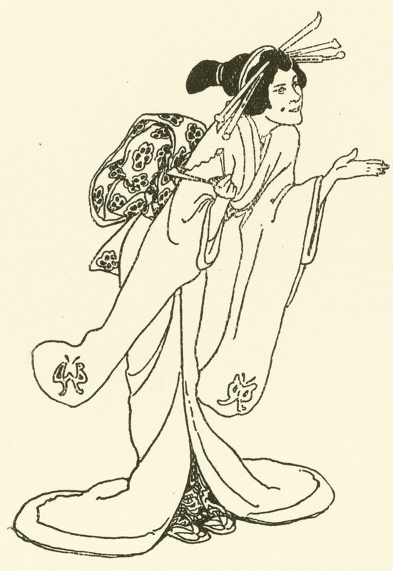 Ilustrace k Příběhu Mikáda (rytina) od Alice Bolingbroke (after) Woodward