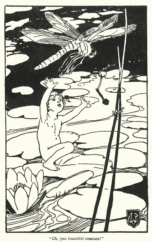 Ilustrace k filmu The Water-Babies od Charlese Kingsleyho (litografie) od Alice Bolingbroke (after) Woodward