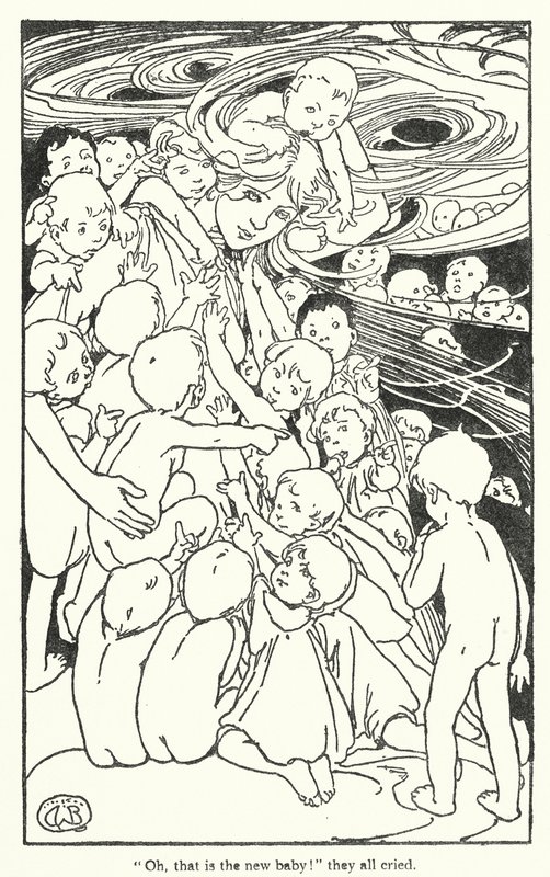 Ilustrace k filmu The Water-Babies od Charlese Kingsleyho (litografie) od Alice Bolingbroke (after) Woodward