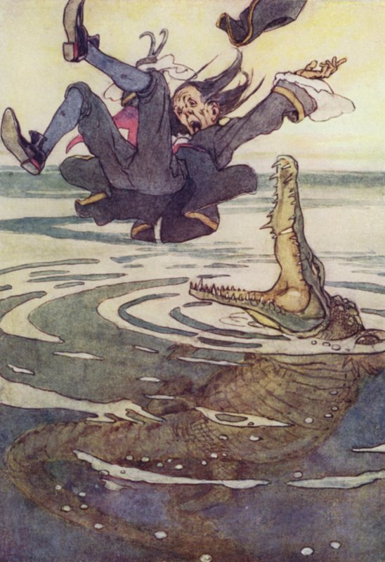 Přímo do čelistí krokodýla! (barva lito) od Alice Bolingbroke (after) Woodward
