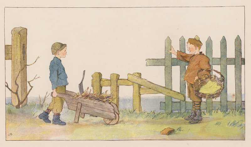 Na vlastní účet (barevná litografie) od Alice Maud Beddington