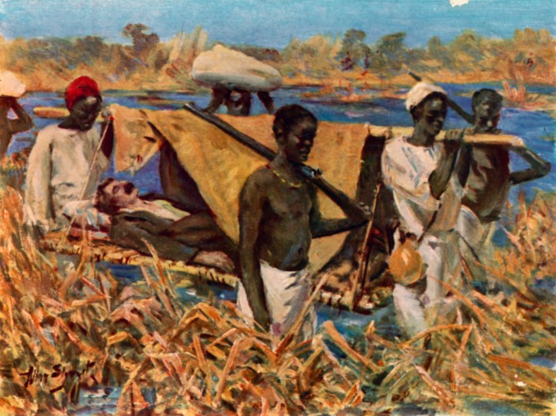 David Livingstone, Poslední cesta (barevné lito) od Allan (after) Stewart