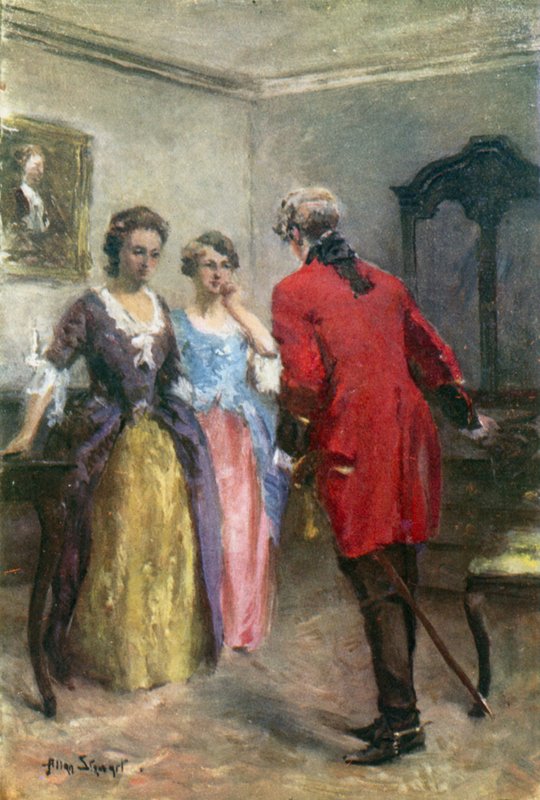 "Přišel jsem si pro svou rukavici a pro další věci," řekl (barva litho) od Allan (after) Stewart