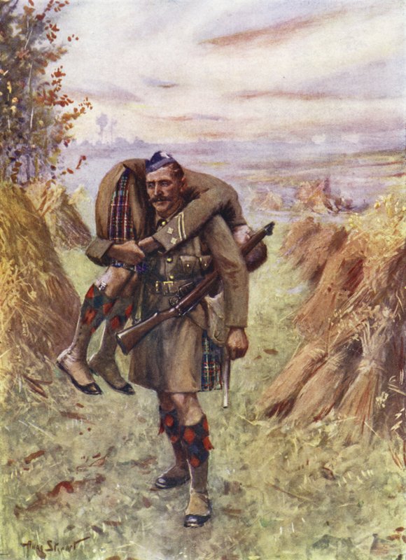 Vojín Ross Tollerton vyhrál Viktoriin kříž od Allan (after) Stewart