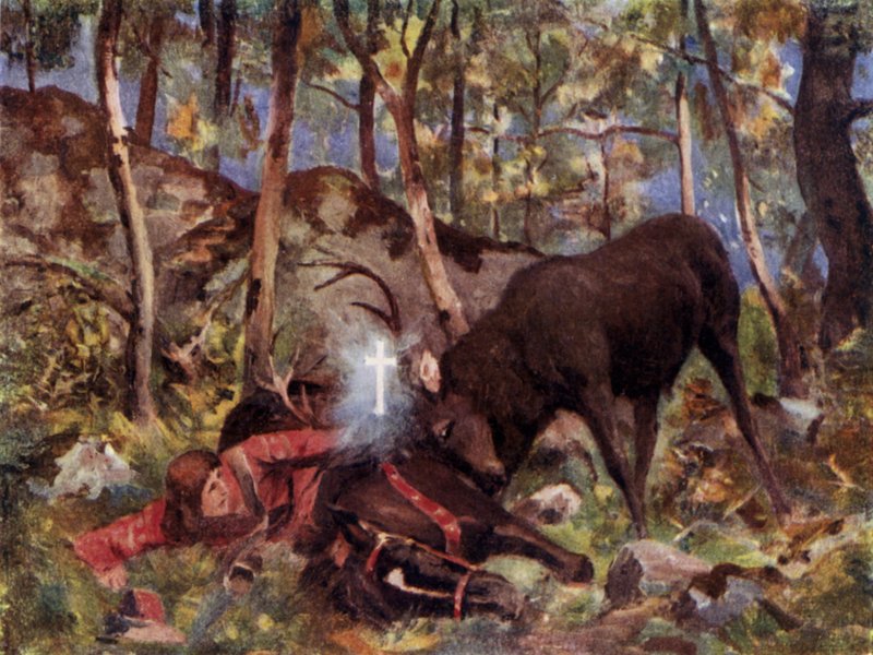 Svatý David a svatý grál (barva lito) od Allan (after) Stewart