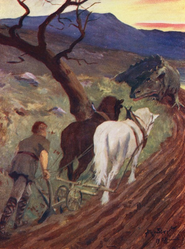 Syn lesního siláka (barevná litografie) od Allan Stewart