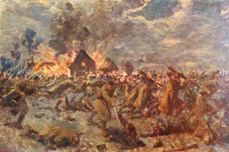 1. světová válka: Bodákový útok londýnských Skotů u Messines, Halloween od Allan Stewart