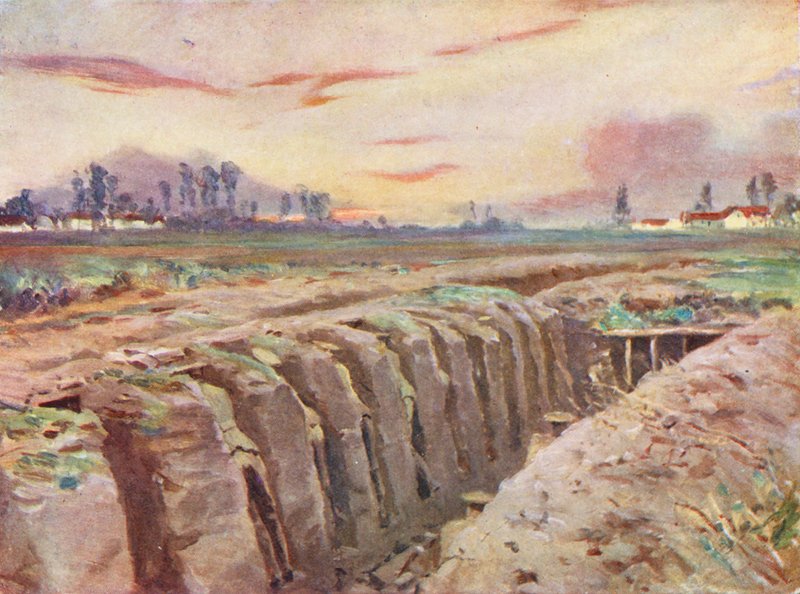 1. světová válka: Britské zákopy ve Flandrech od Allan Stewart