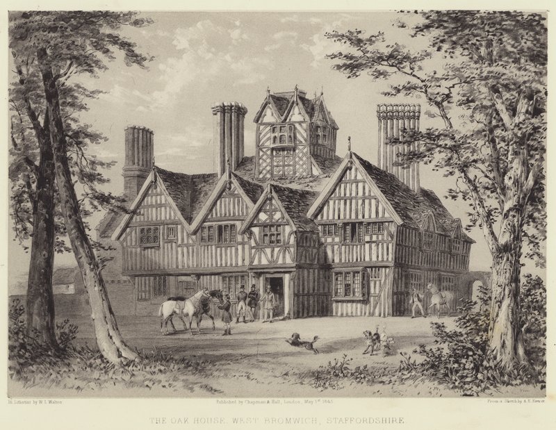 The Oak House, West Bromwich, Staffordshire od Allen Edward Everitt