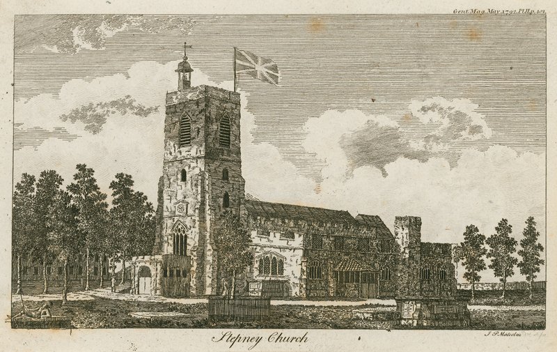 Stepney Church, Londýn od Alois Schonn