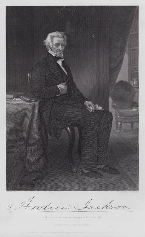 Andrew Jackson (rytina) od Alonzo (after) Chappel