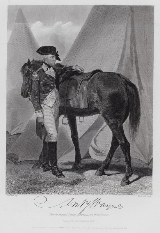 Anthony Wayne (rytina) od Alonzo (after) Chappel