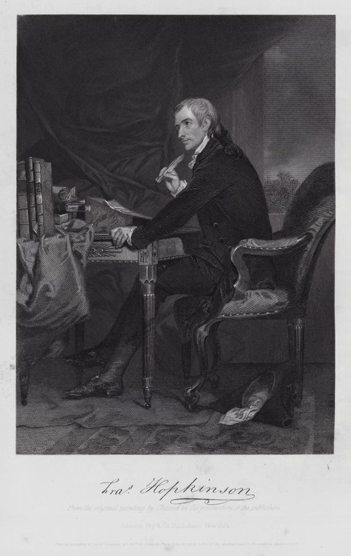 Francis Hopkinson (rytina) od Alonzo (after) Chappel