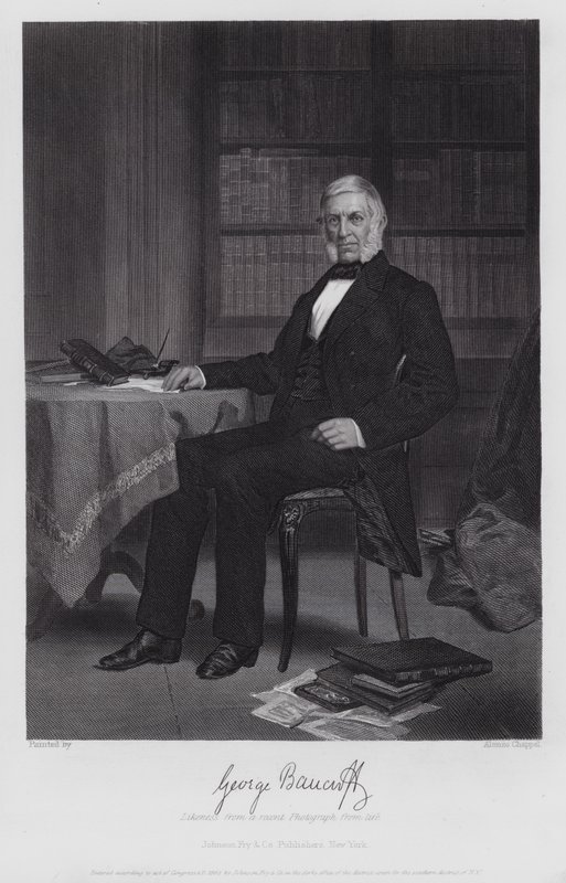 George Bancroft (rytina) od Alonzo (after) Chappel