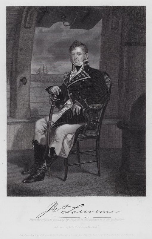 James Lawrence (rytina) od Alonzo (after) Chappel