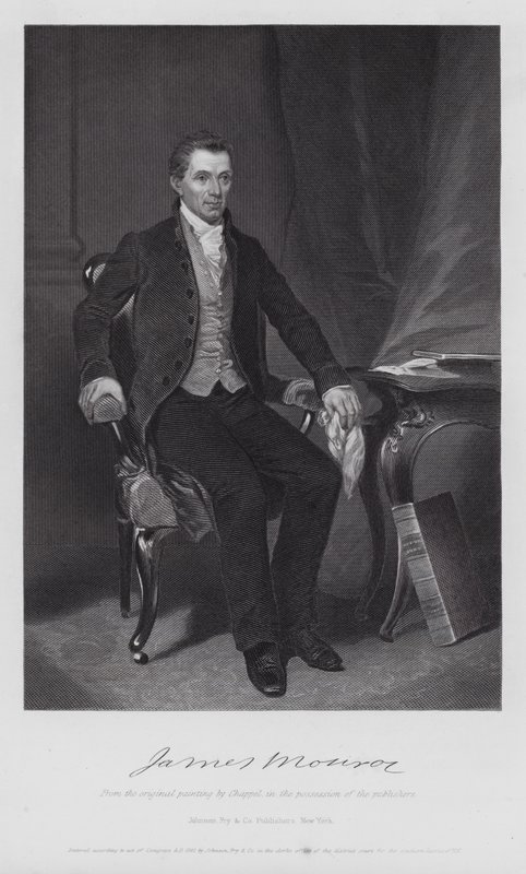 James Monroe (rytina) od Alonzo (after) Chappel