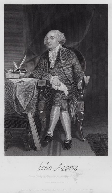 John Adams (rytina) od Alonzo (after) Chappel
