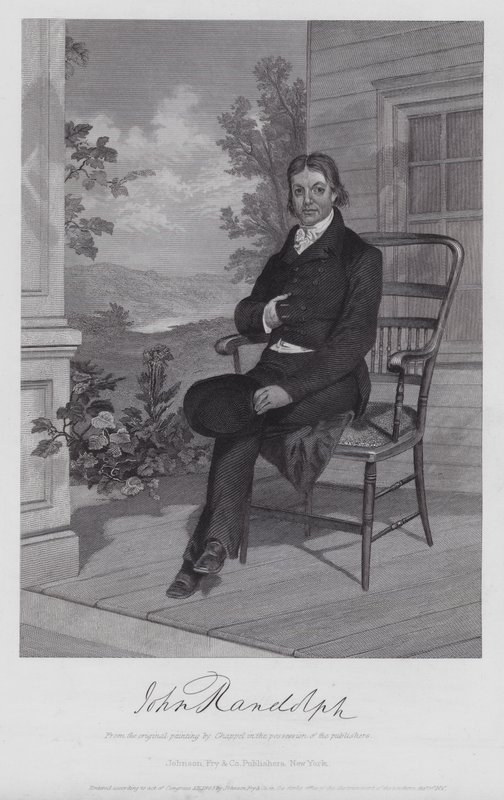 John Randolph (rytina) od Alonzo (after) Chappel