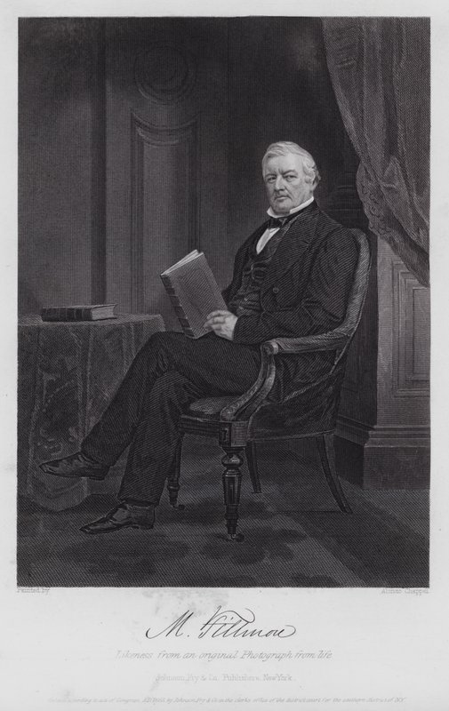 Millard Fillmore (rytina) od Alonzo (after) Chappel