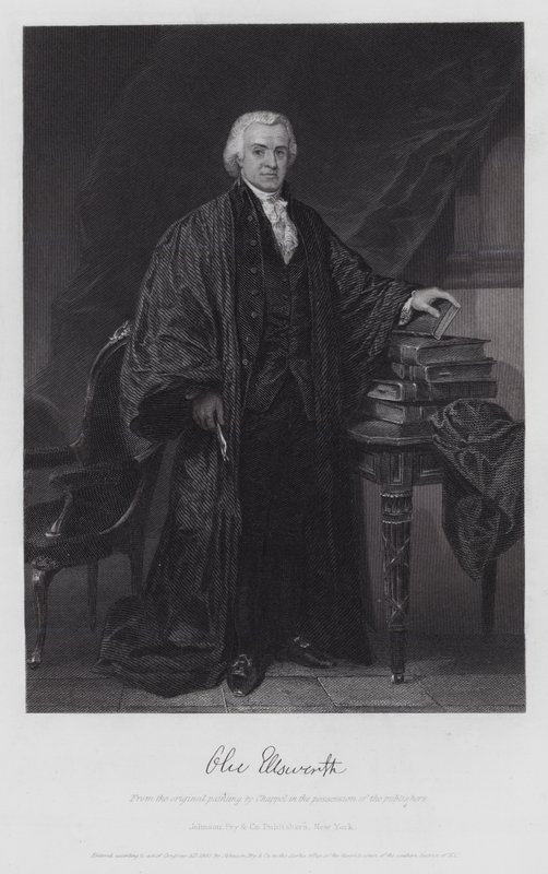 Oliver Ellsworth (rytina) od Alonzo (after) Chappel