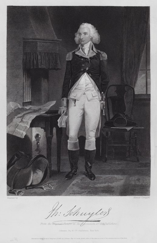 Philip Schuyler (rytina) od Alonzo (after) Chappel
