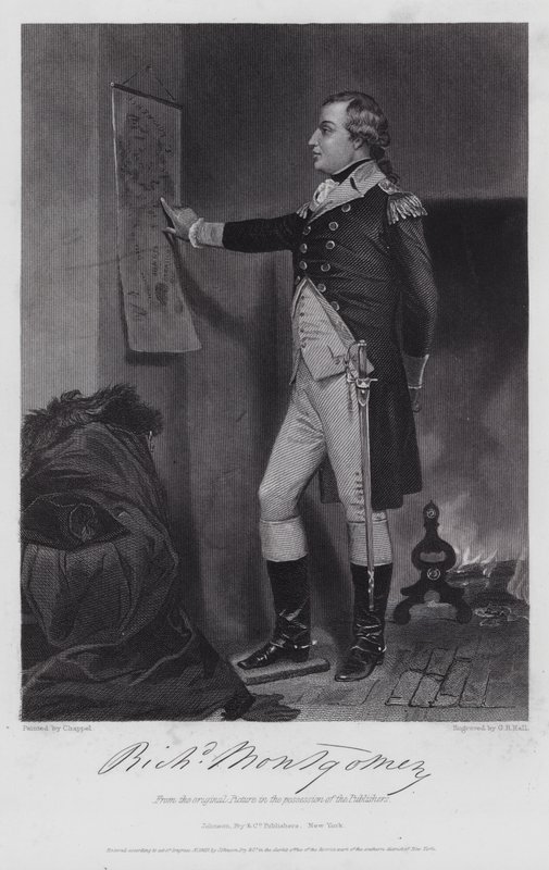 Richard Montgomery (rytina) od Alonzo (after) Chappel