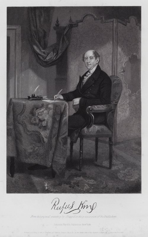 Rufus King (rytina) od Alonzo (after) Chappel
