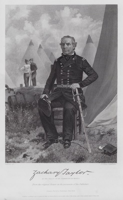 Zachary Taylor (rytina) od Alonzo (after) Chappel