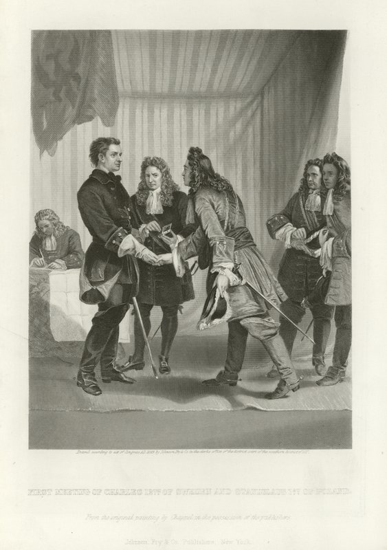 Karel Švédský a Stanislau od Alonzo Chappel