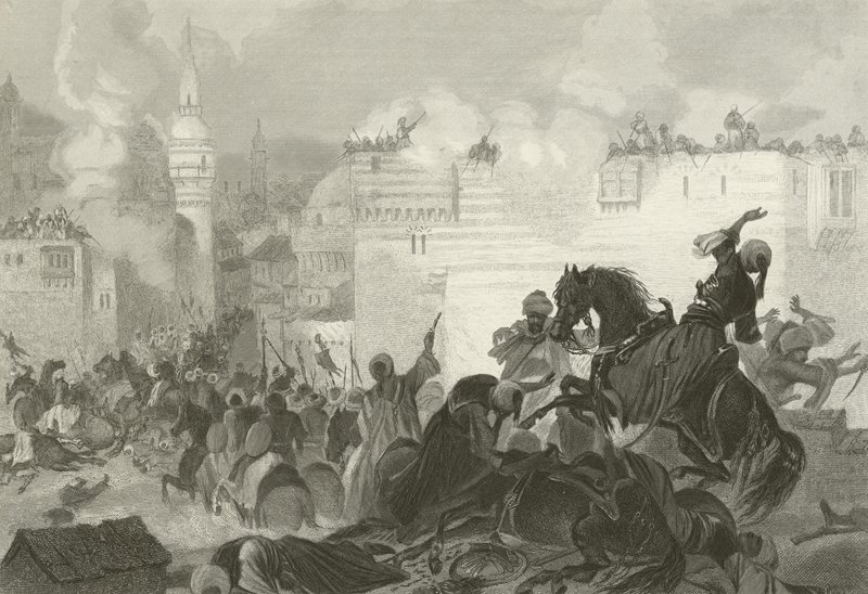 Masakr Memlooků, Egypt, 1811 od Alonzo Chappel