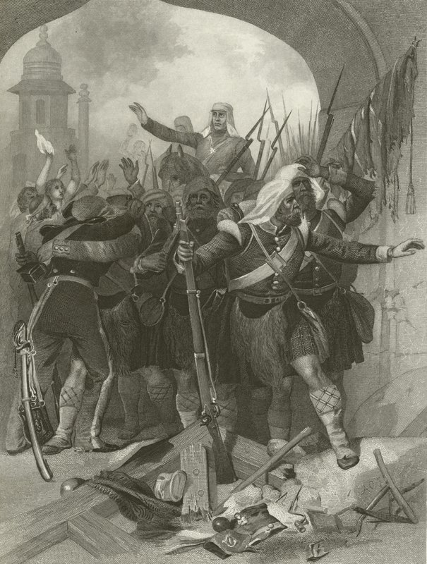 Reliéf Lucknow od sira Henryho Havelocka, 1857 od Alonzo Chappel