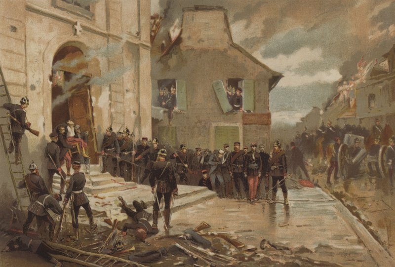Le Bourget, 30 října 1870 od Alphonse Marie de Neuville