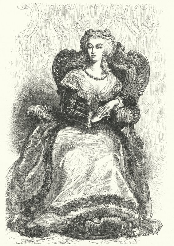 Marie Antoinetta, královna choť Ludvíka XVI. z Francie od Alphonse Marie de after Neuville