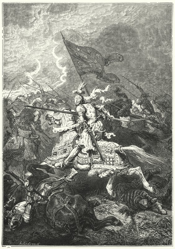 Bitva o Fornovo, Itálie od Alphonse Marie de (after) Neuville