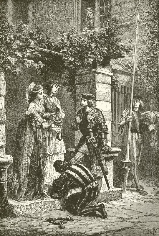 Bayard se rozloučil s dámami z Brescie od Alphonse Marie de Neuville