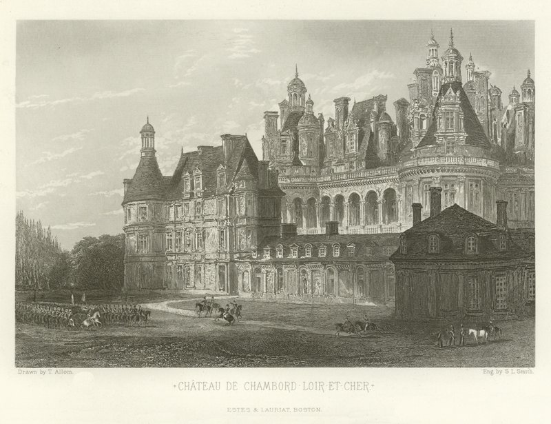 Zámek Chambord-Loir-et-Cher od Alphonse Marie de Neuville