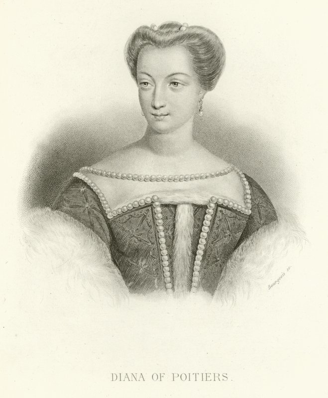 Diana z Poitiers od Alphonse Marie de Neuville