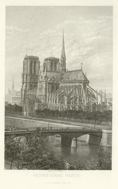 Notre-Dame, Paříž od Alphonse Marie de Neuville