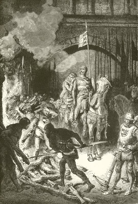 Cid nařizující popravu Ahmeda od Alphonse Marie de Neuville