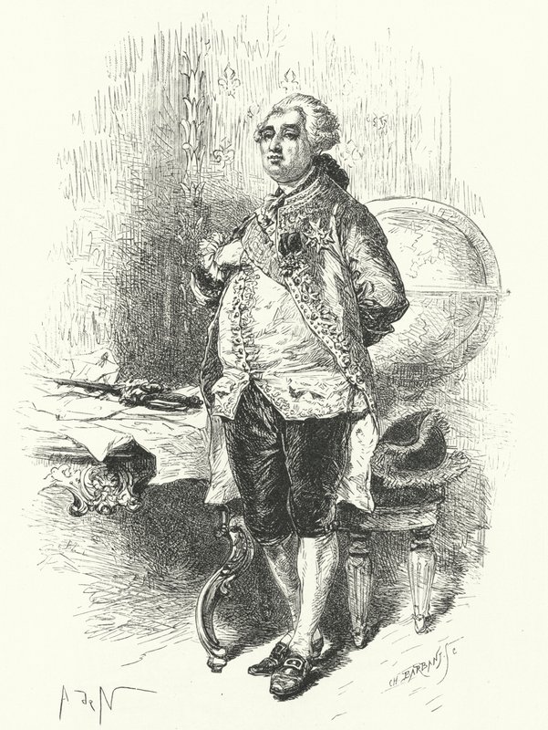 Francouzský král Ludvík XVI od Alphonse Marie de after Neuville